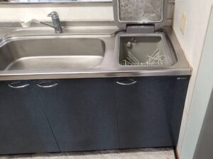 埼玉のキッチン取付け隊　トップオープン食洗機の工事　施工前